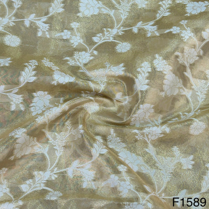 Banarasi Tissue  Fabric-F1589