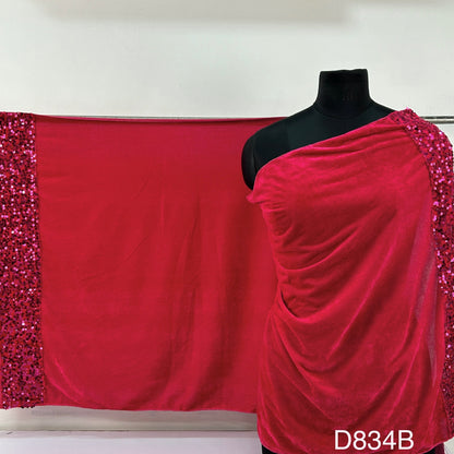 Velvet Sequins Dupatta -D834