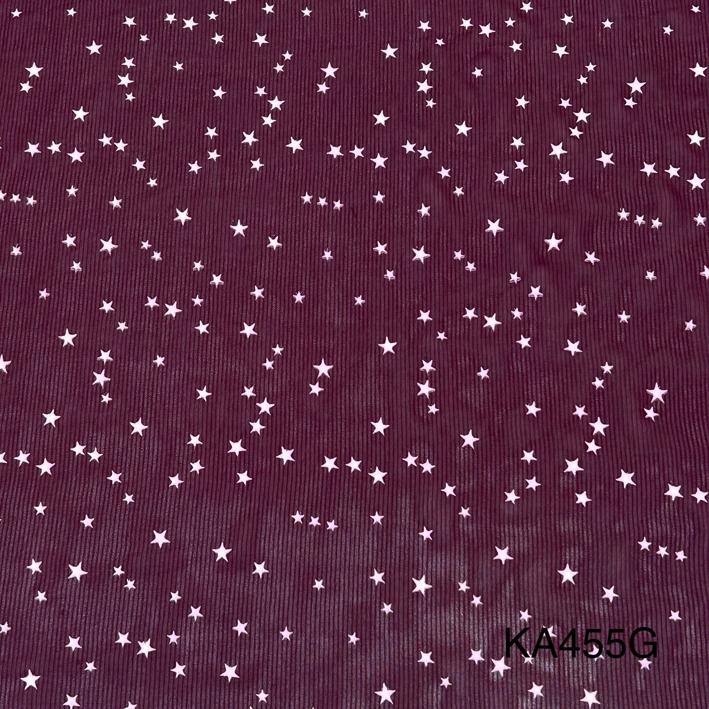 RUBBER Print Georgette Fabric-KA455