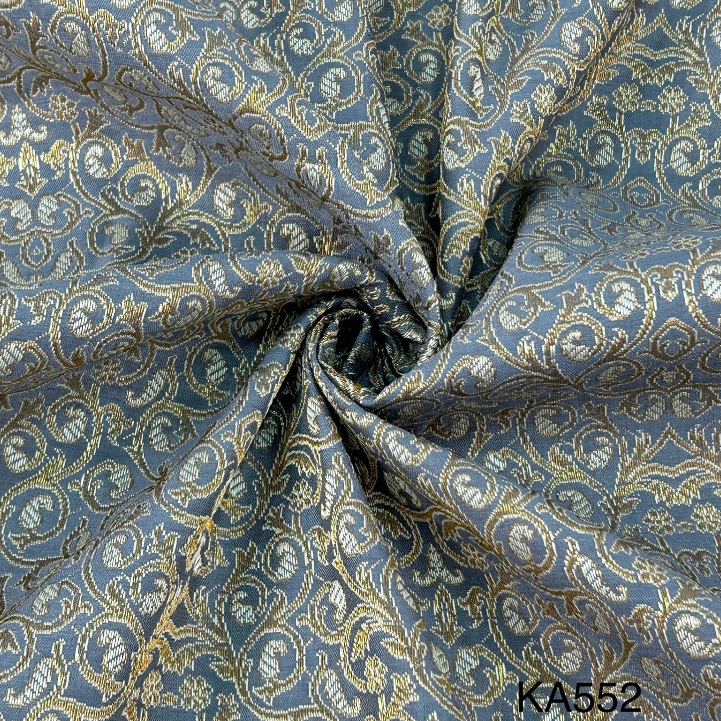 Self Jaquard Brocade Fabric-KA552