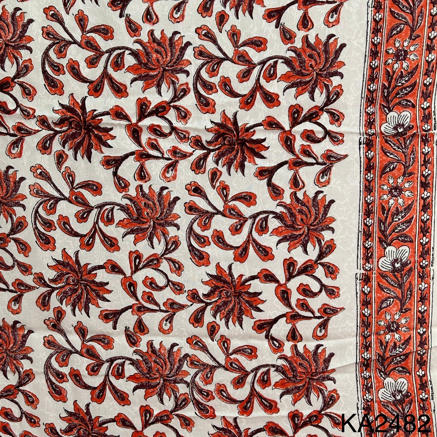 Printed Jaquard Cotton Fabric-KA2482