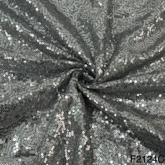 Sequins Net Fabric-F2124
