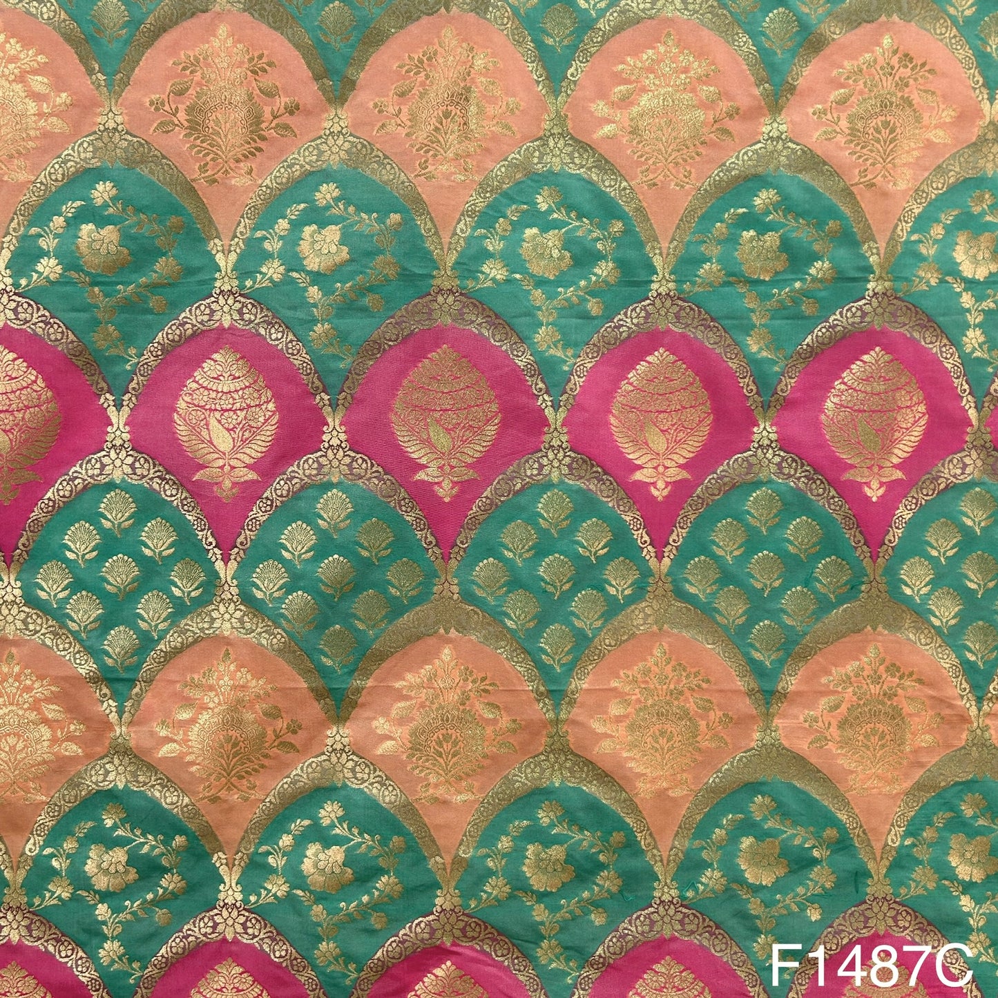 Banarasi Silk Brocade Fabric-F1487
