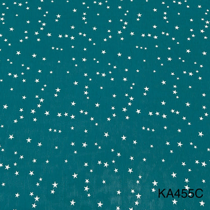 RUBBER Print Georgette Fabric-KA455