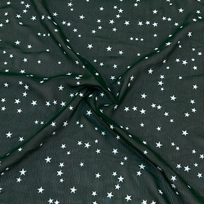 RUBBER Print Georgette Fabric-KA456