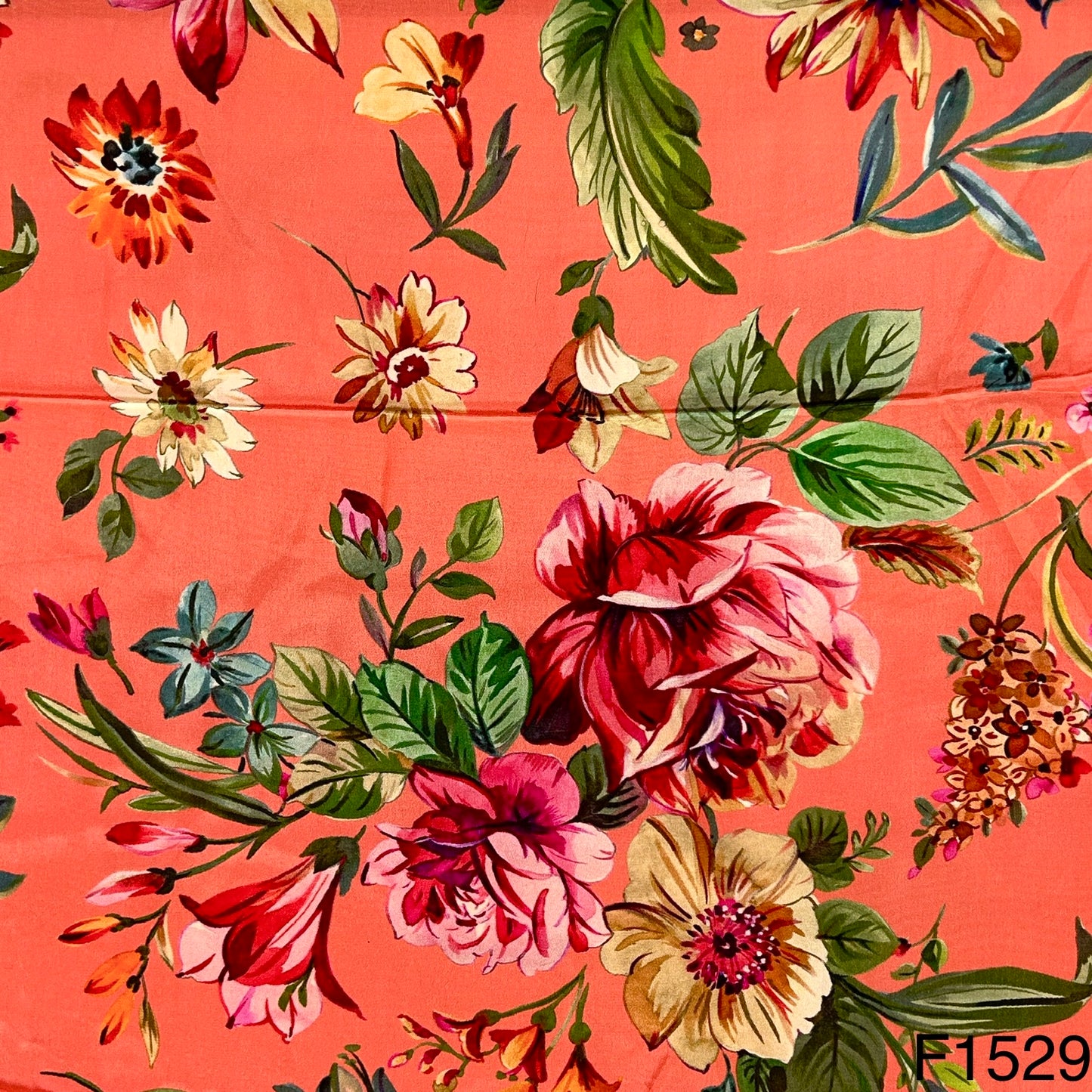 Printed Crepe Fabric - F1529