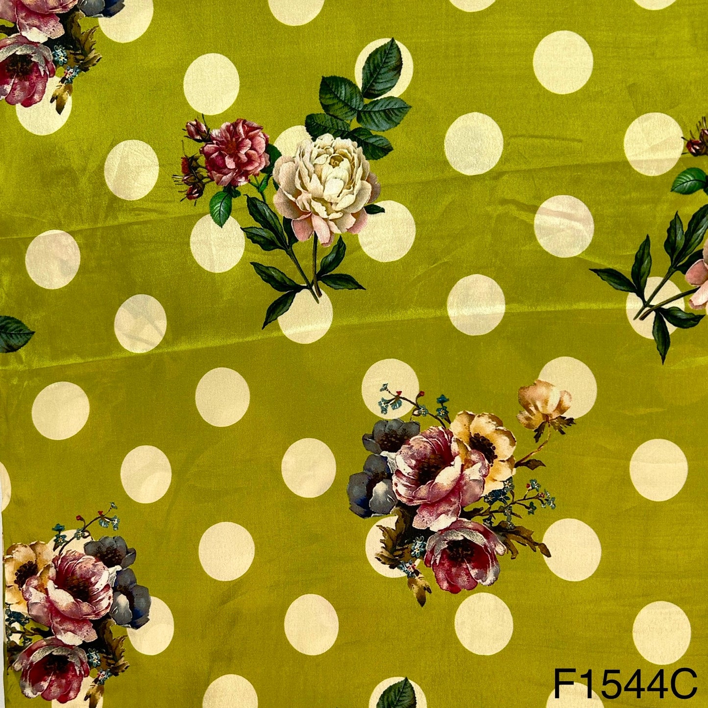 Printed Crepe Fabric F1544