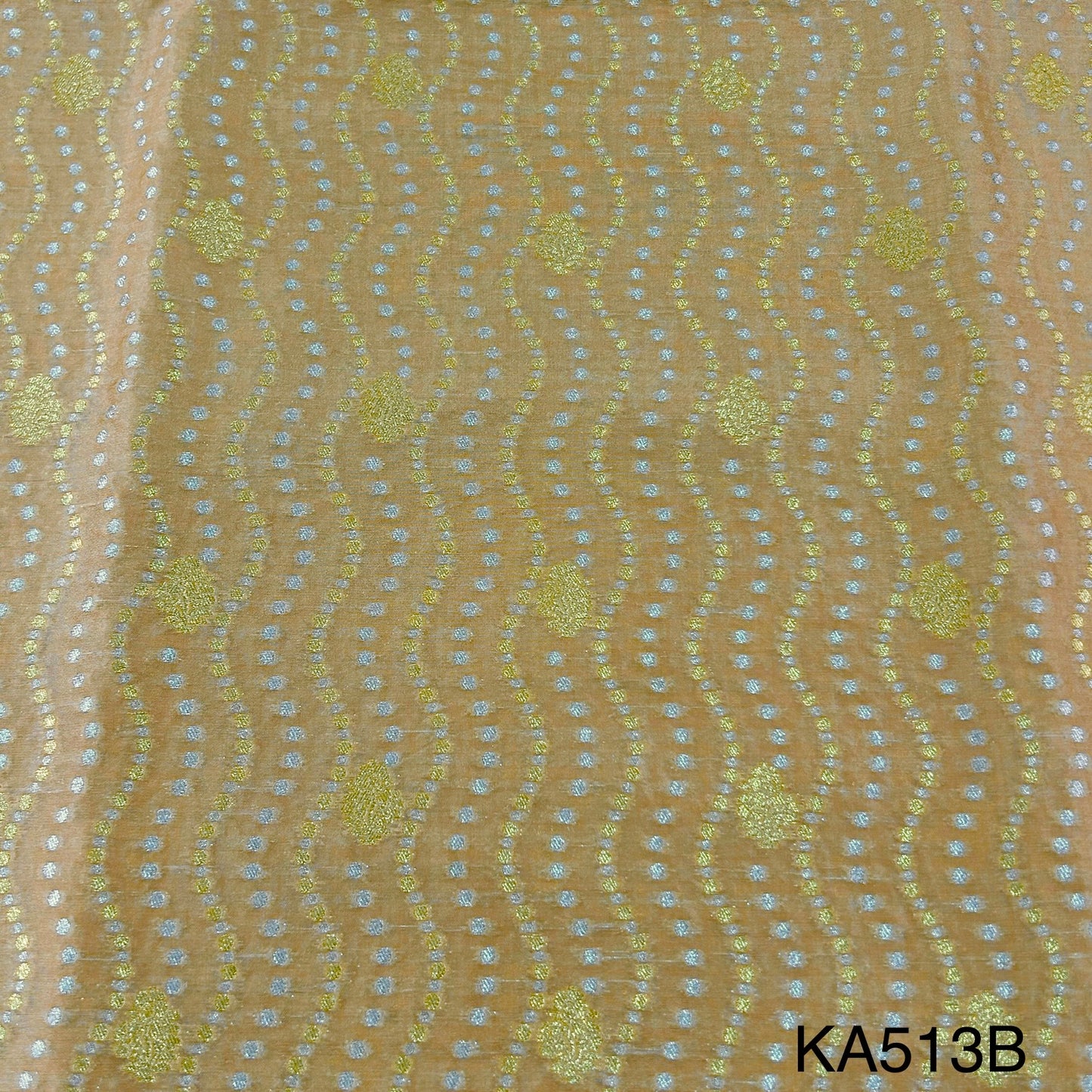 Silk Brocade Fabric-KA513