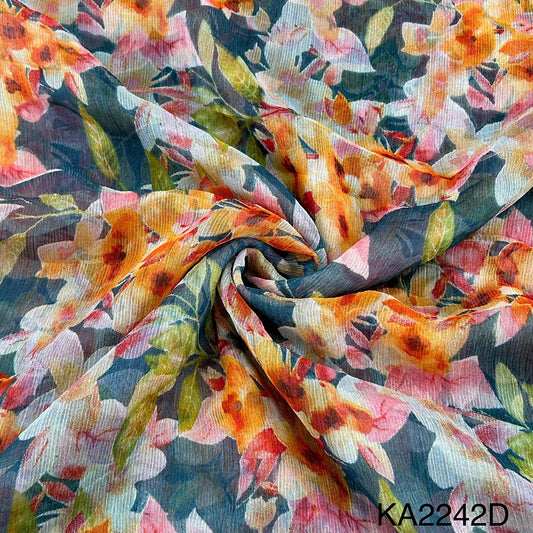 Printed Chiffon Fabric-KA2242