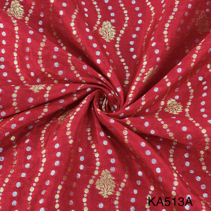 Silk Brocade Fabric-KA513