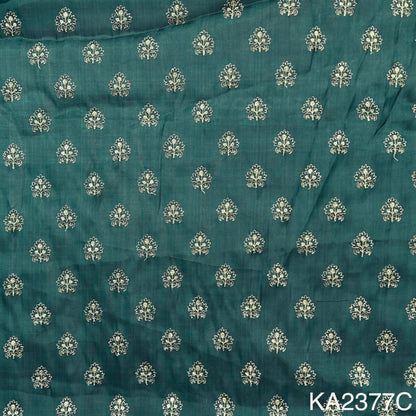 Zari Sequins Organza Fabric-KA2377