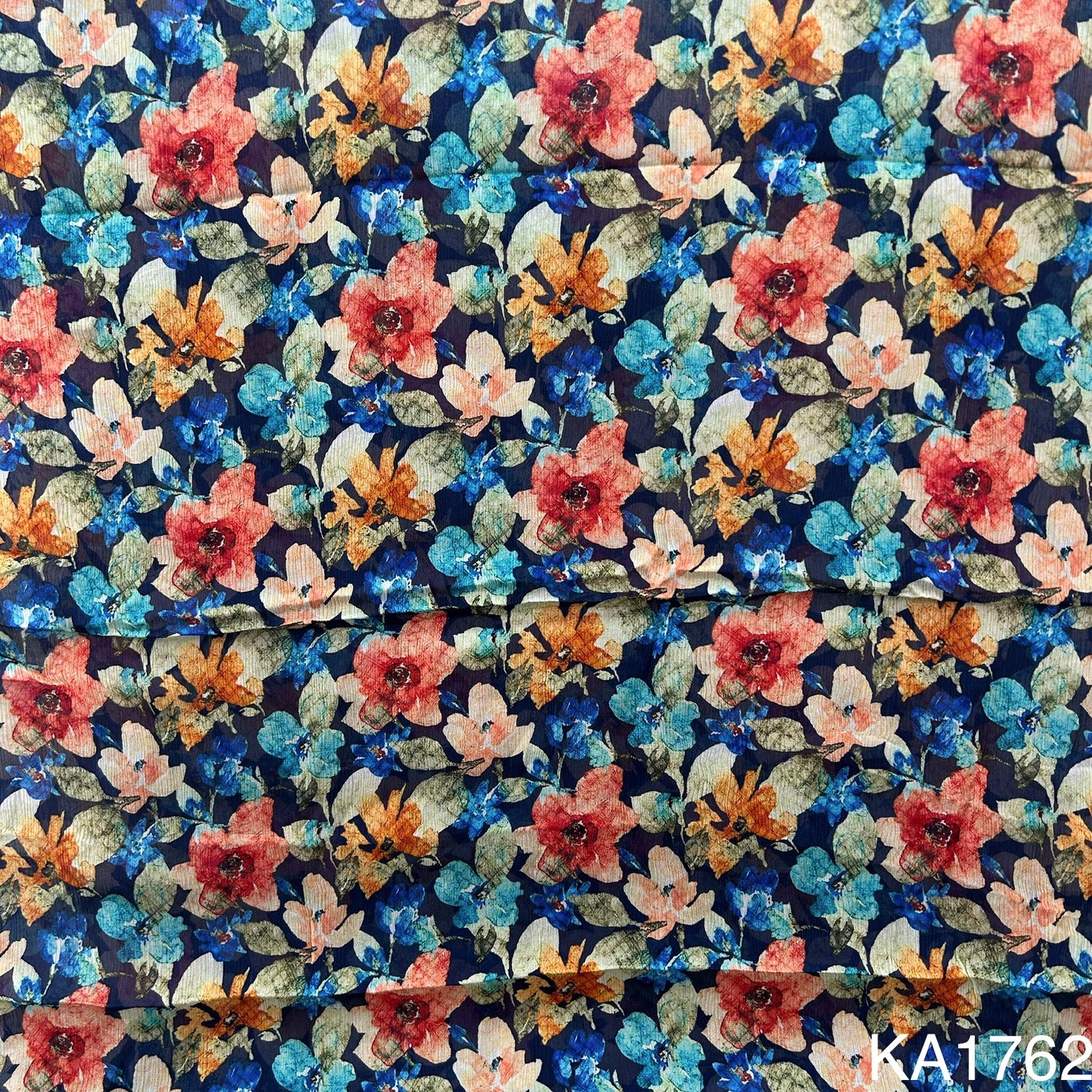 Printed Chinon Fabric - KA1762