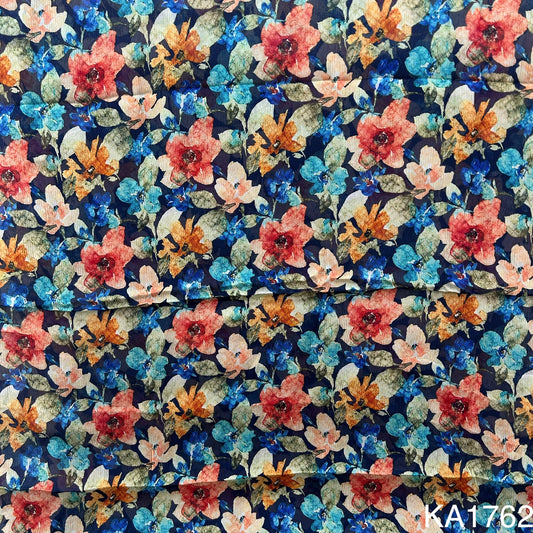 Printed Chinon Fabric - KA1762