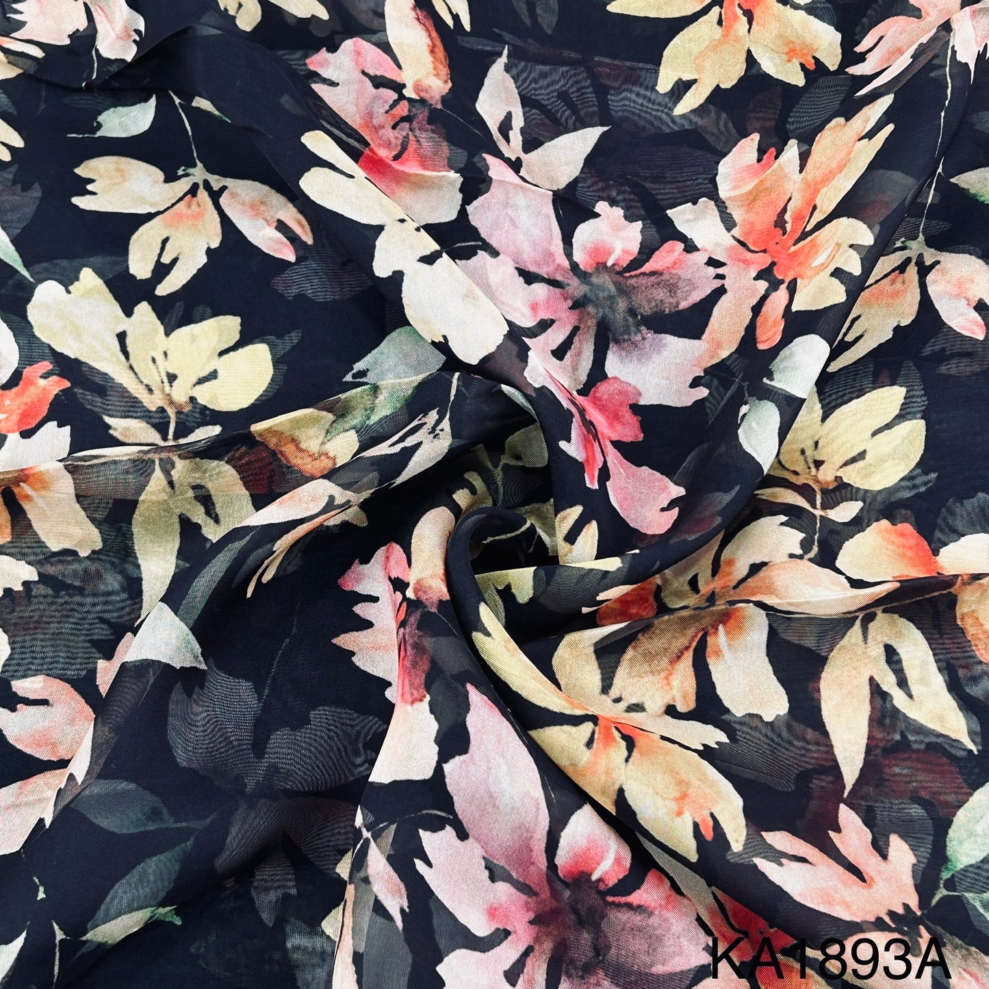 Printed Organza Fabric-KA1893