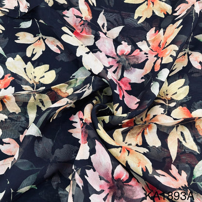 Printed Organza Fabric-KA1893