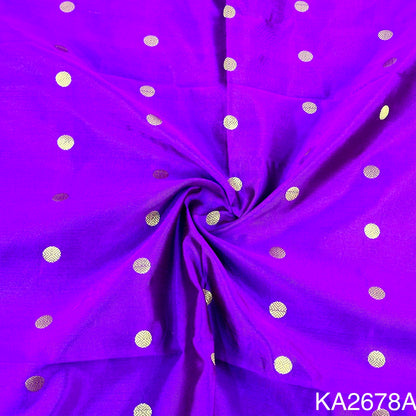Pure Banarasi Silk Brocade Fabric-KA2678