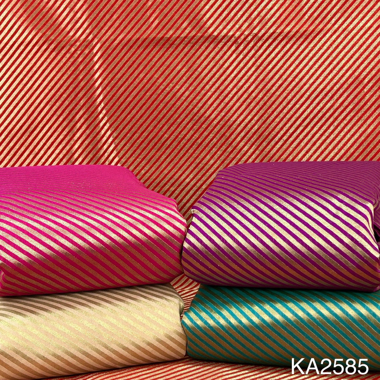 Banarasi Silk Brocade Fabric-KA2585