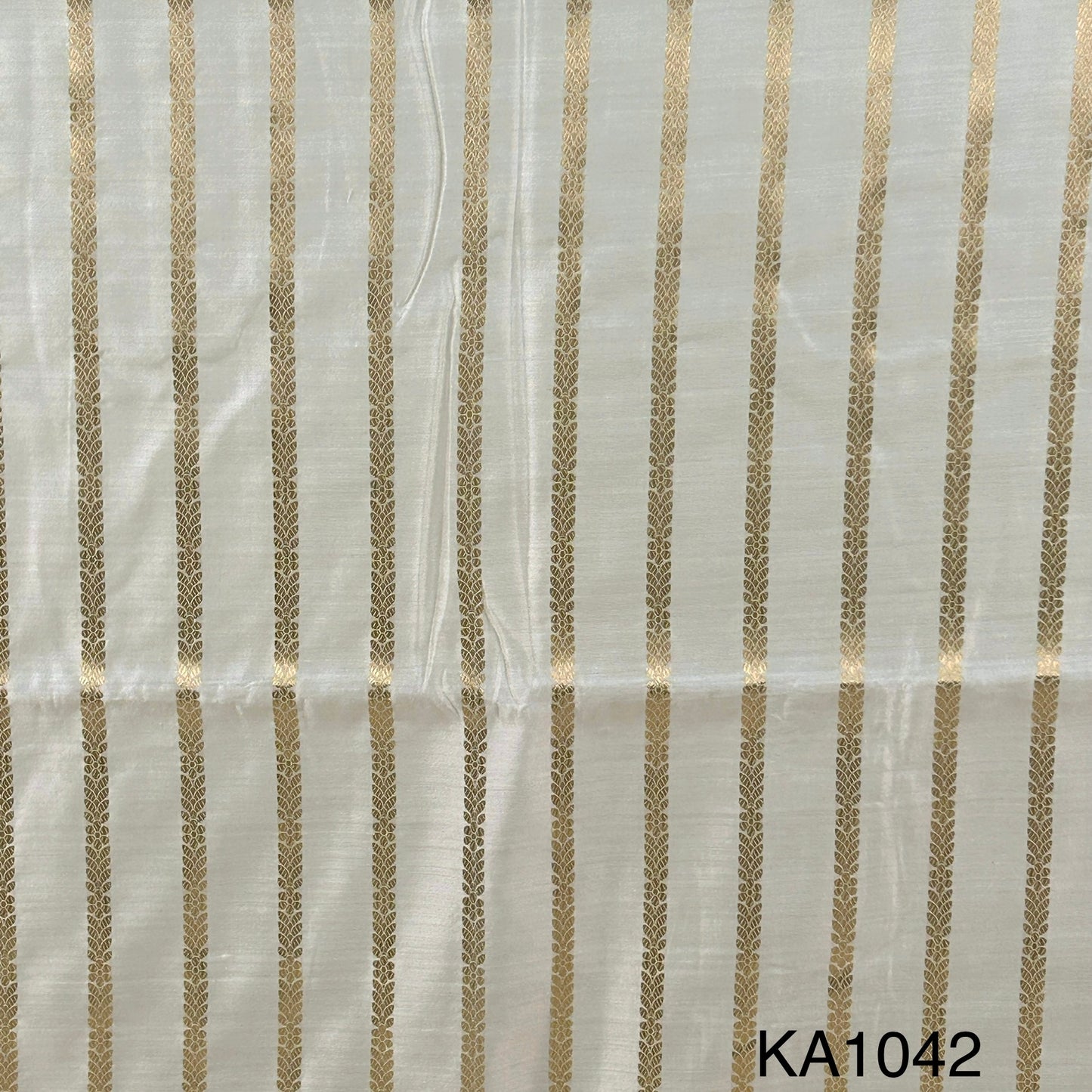 Dyeable Zari Chanderi Fabric-KA1042