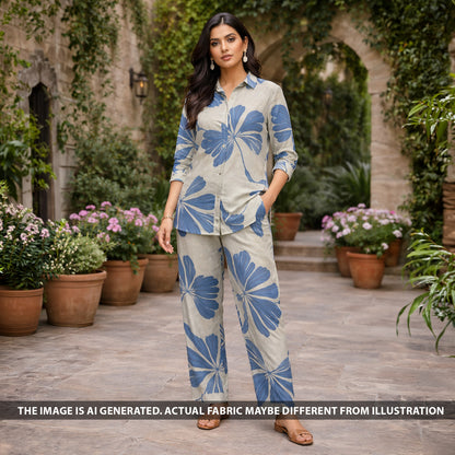 Digital Print Modal Cotton Fabric - F6362