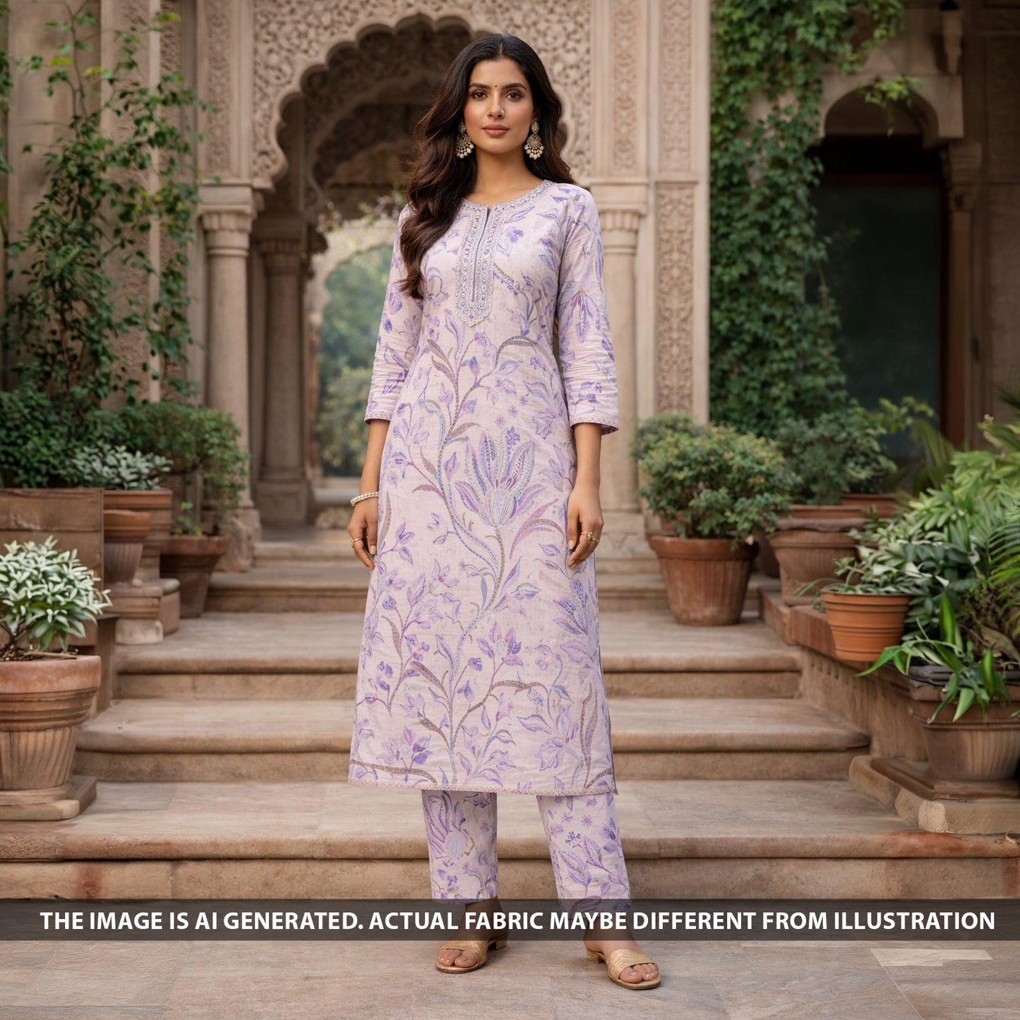 Digital Print Modal Cotton Fabric - F6359