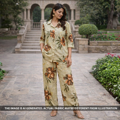 Digital Print Modal Cotton Fabric - F6358