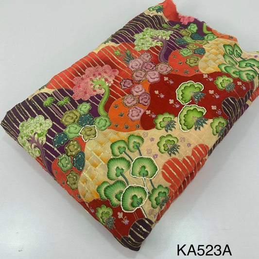 Position Print Zari Sequins Beads Cut Dana Work Crepe Fzbric-KA534