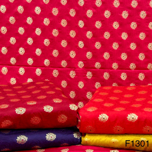 Banarasi Silk Brocade Fabric-F1301