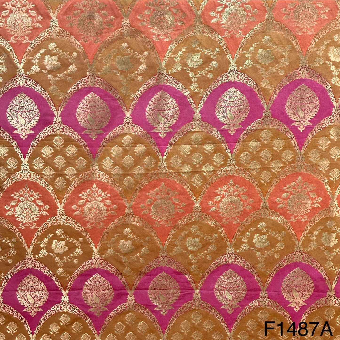 Banarasi Silk Brocade Fabric-F1487