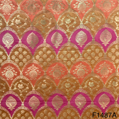 Banarasi Silk Brocade Fabric-F1487