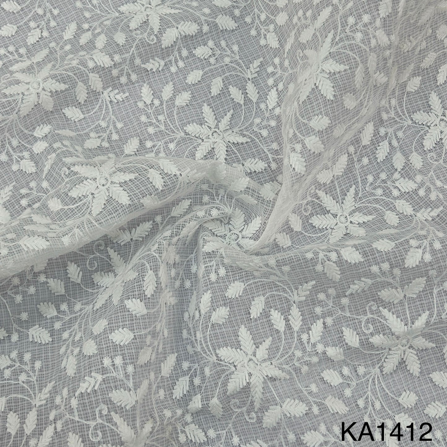 Embroidered Kota Cotton-KA1412