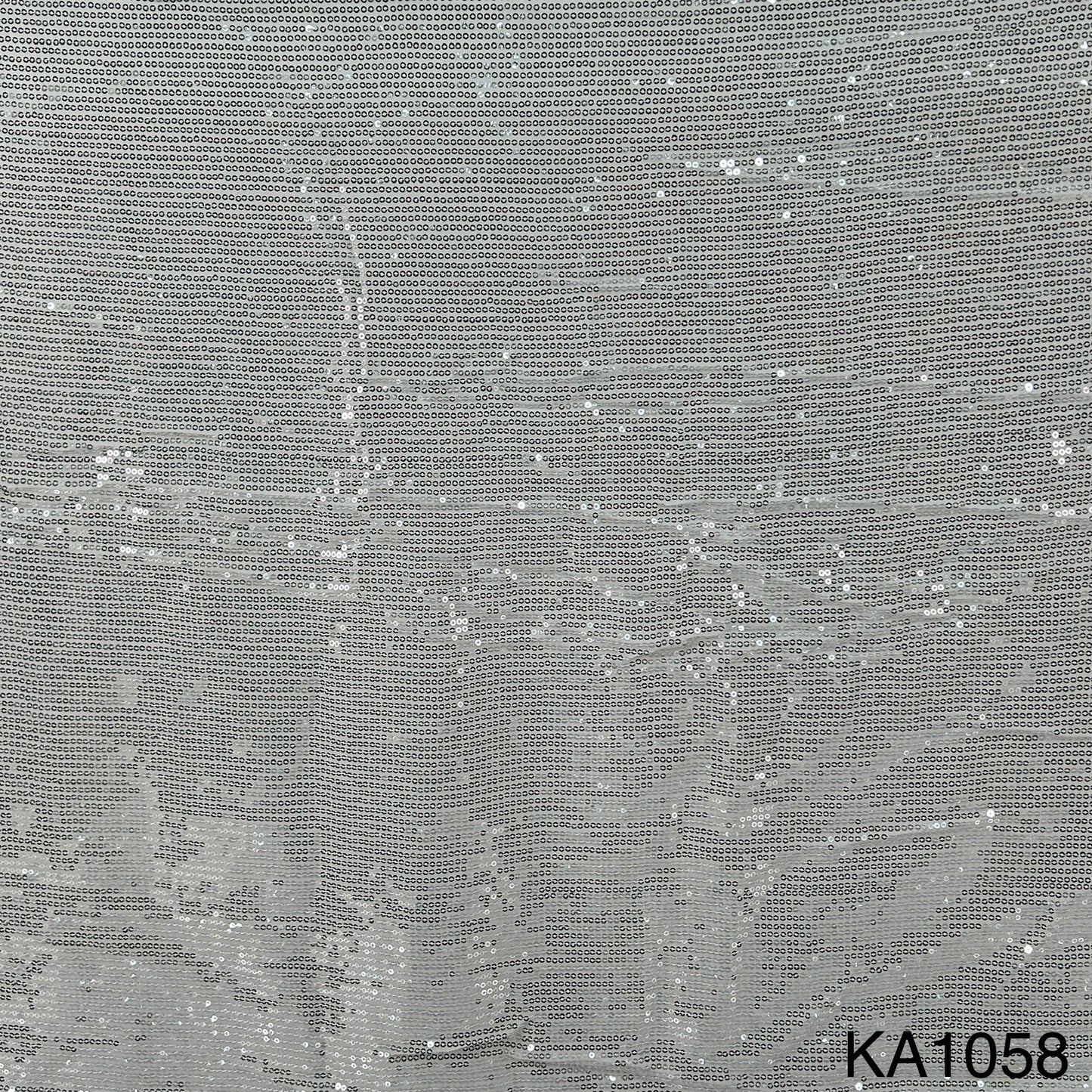 Dyeable Sequins Georgette Fabric-KA1058