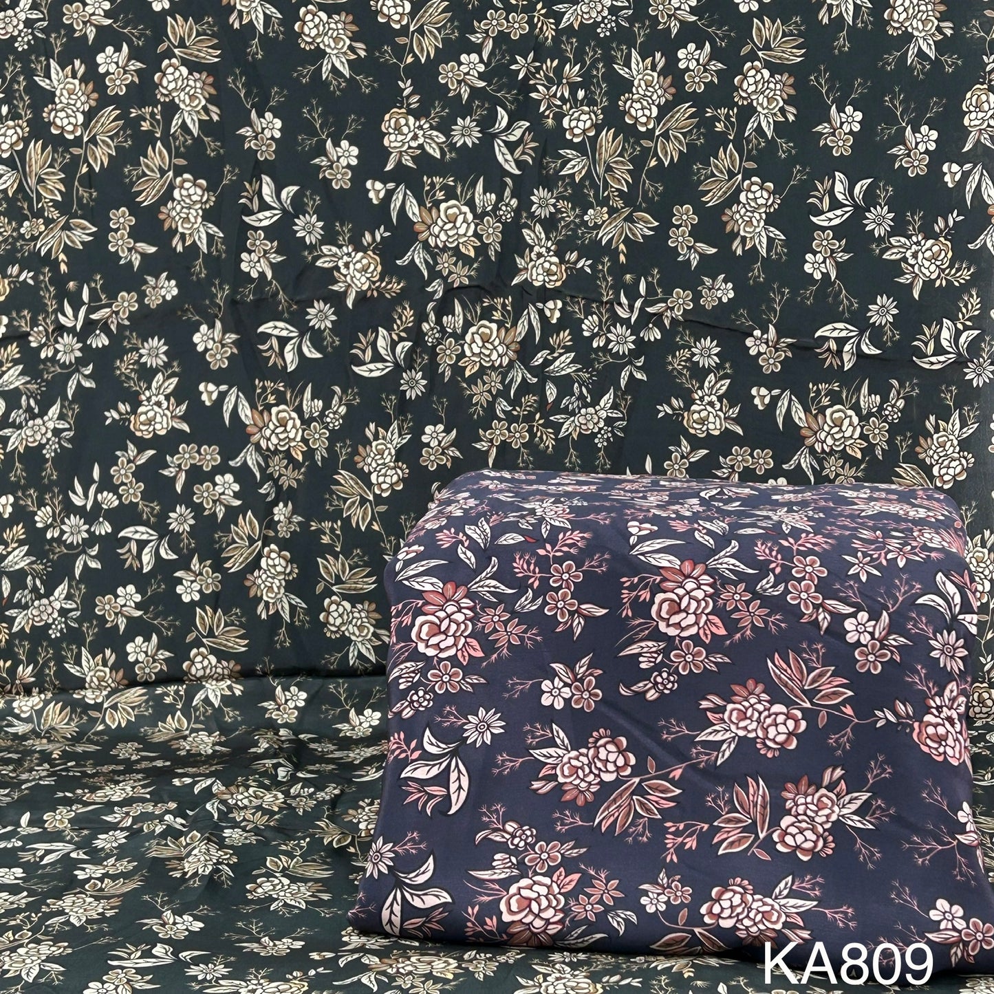 Printed viscose crepe Fabric-KA809