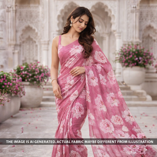 Digital Print Chiffon Fabric - F6323