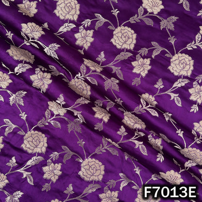 Zari Work Banarasi Silk Fabric - F7013