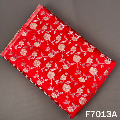 Zari Work Banarasi Silk Fabric - F7013