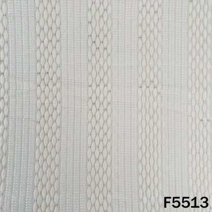 Dyeable Thread Sequins Embroidered Georgette Fabric - F5513