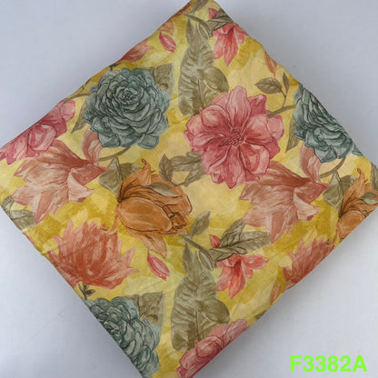 Printed Muslin Fabric-F3382