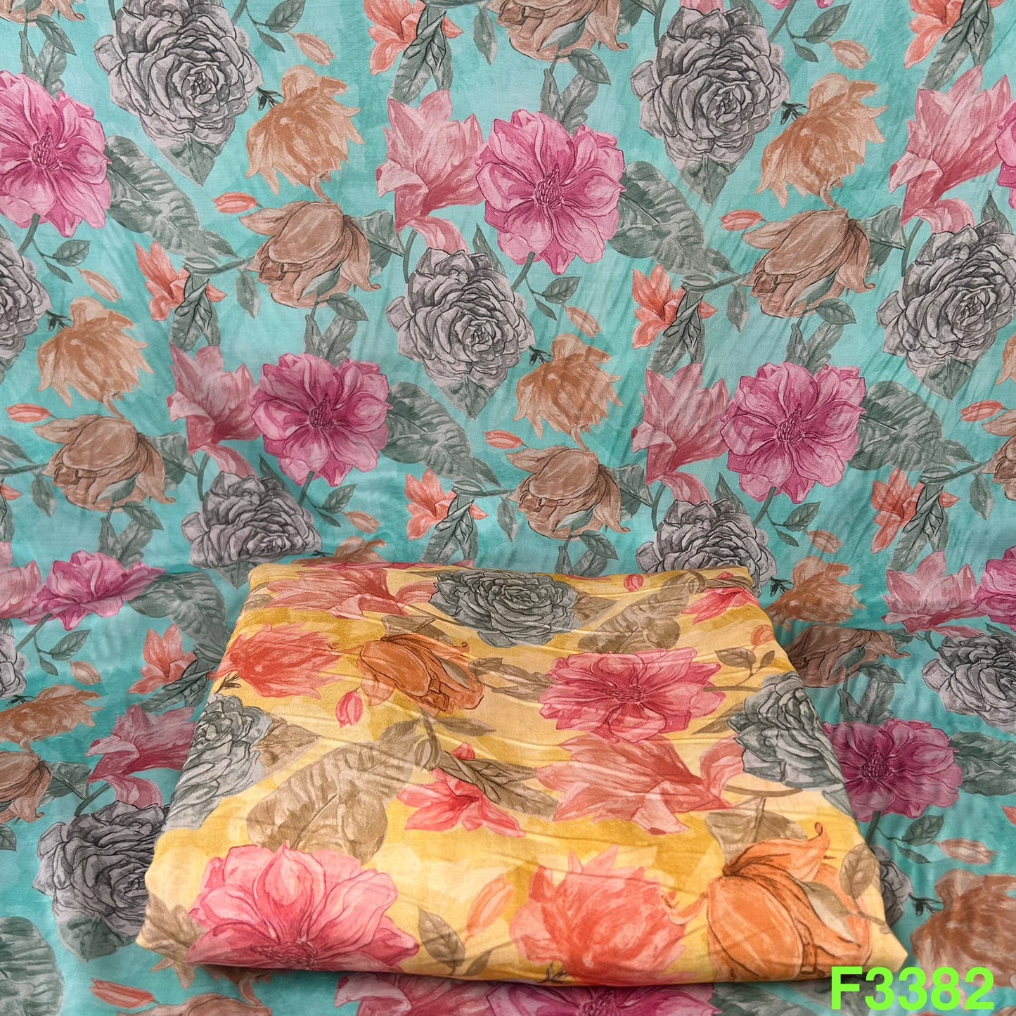 Printed Muslin Fabric-F3382