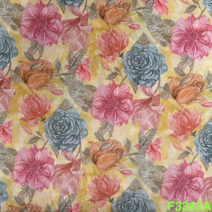 Printed Muslin Fabric-F3382