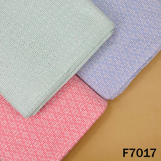 Check Hakoba Cotton Fabric - F7017