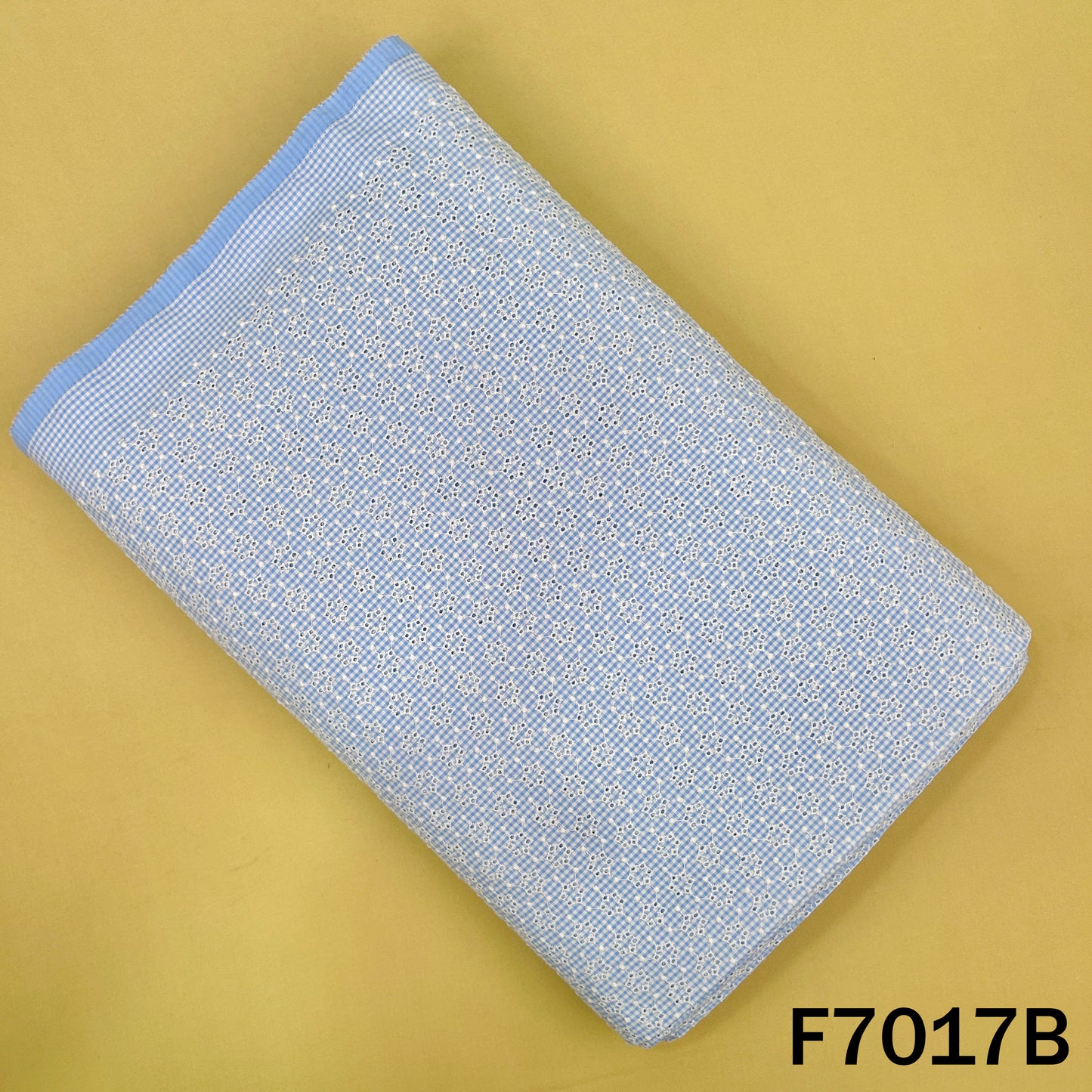 Check Hakoba Cotton Fabric - F7017