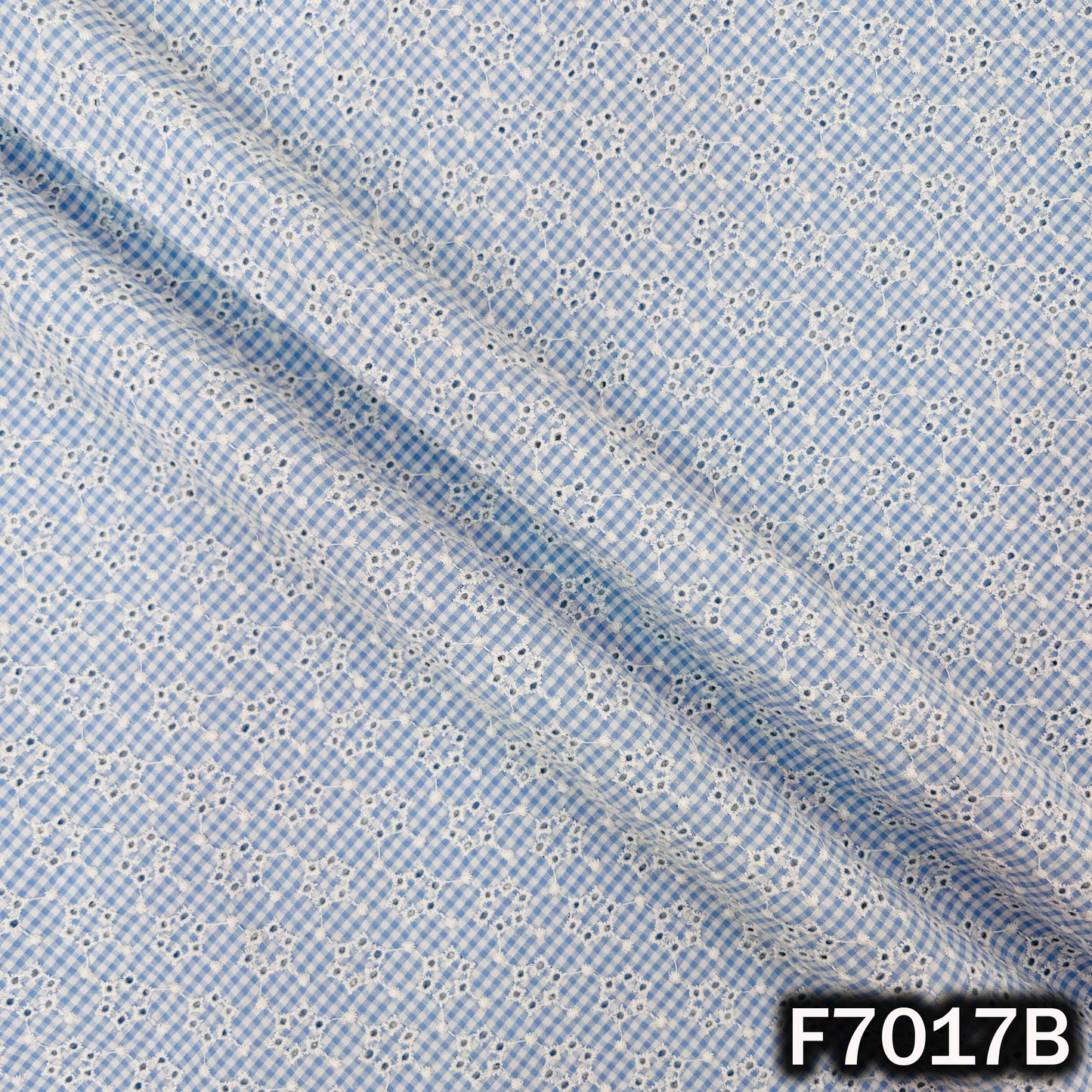 Check Hakoba Cotton Fabric - F7017