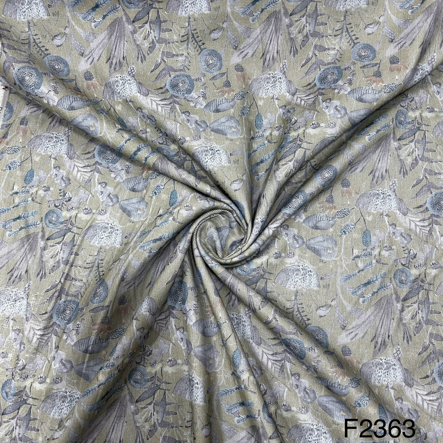 Printed Pashmina Fabric-F2363