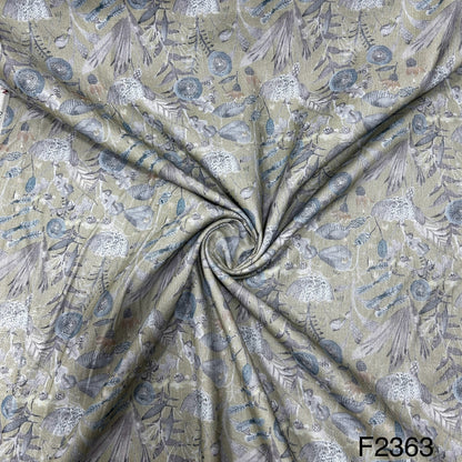 Printed Pashmina Fabric-F2363