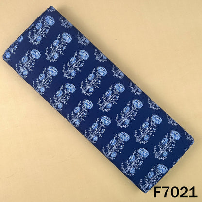 Indigo Print Cambric Cotton Fabric - F7021