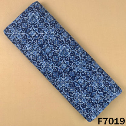Indigo Print Cambric Cotton Fabric - F7019
