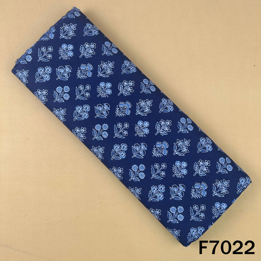 Indigo Print Cambric Cotton Fabric - F7022