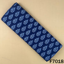 Indigo Print Cambric Cotton Fabric - F7018