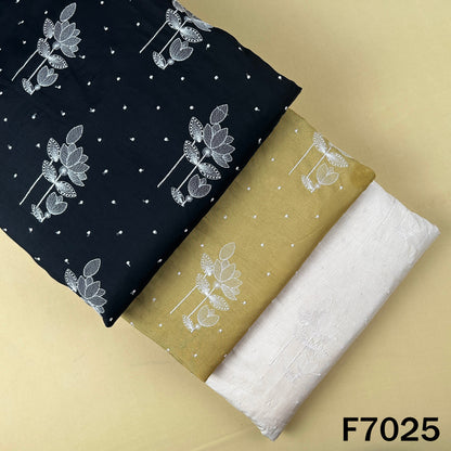 Thread Work Dola Silk Fabric - F7025
