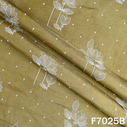 Thread Work Dola Silk Fabric - F7025
